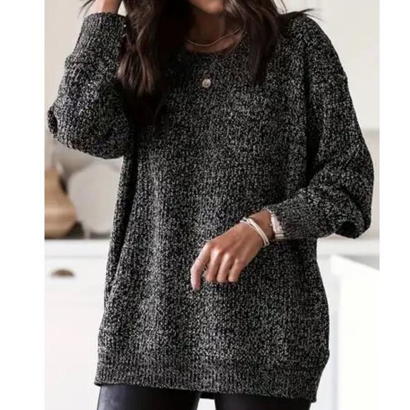 SHEIN Knit  Crewneck Sweater - Picture 1 of 5
